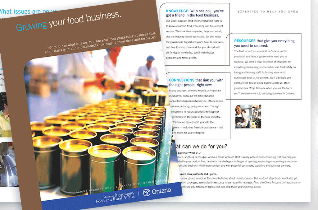 Ontario Ministry of Agriculture, Food and Rural Affairs.