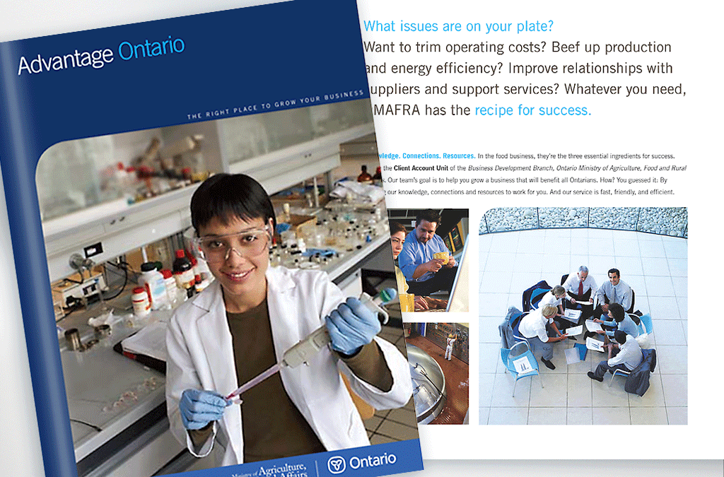 Ontario Ministry of Agriculture, Food and Rural Affairs.